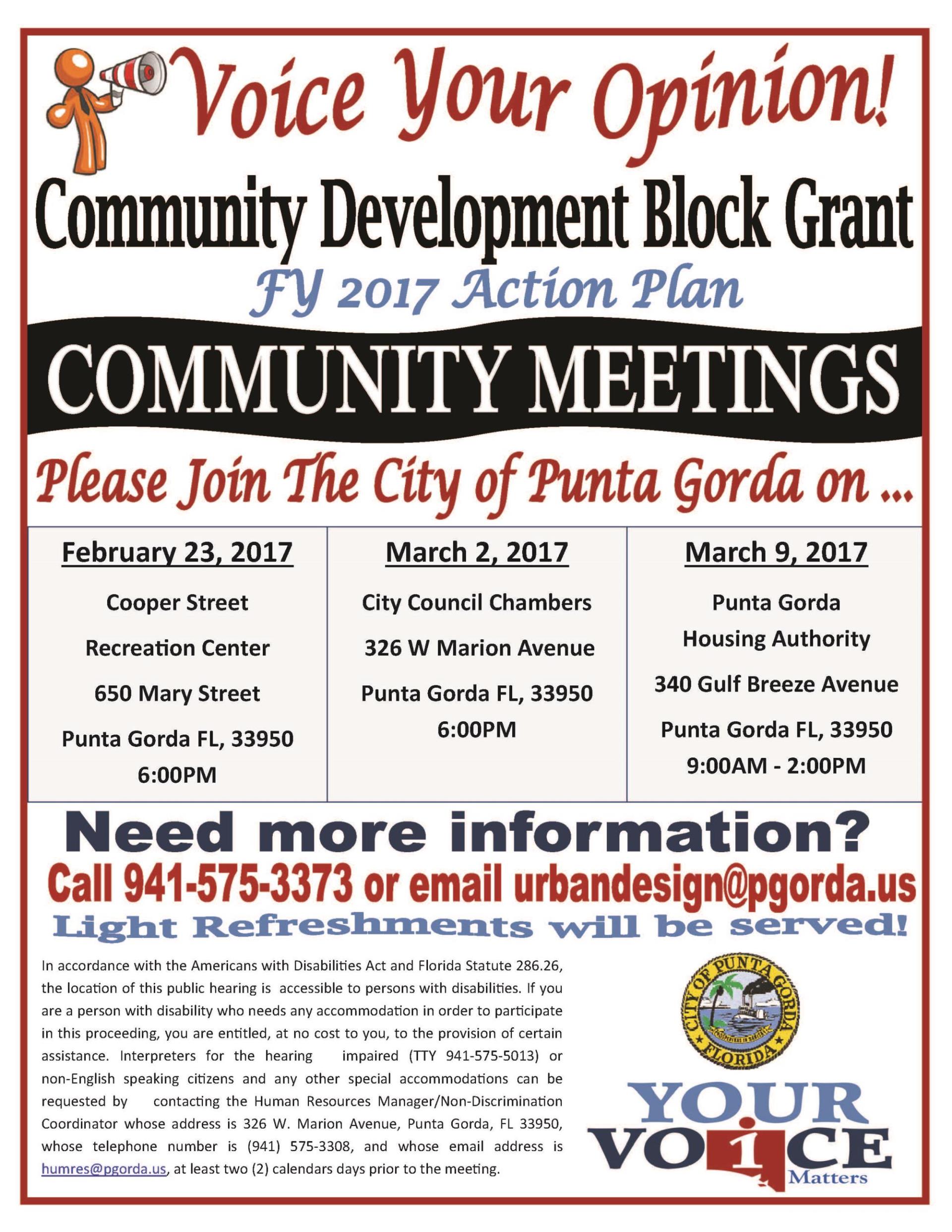 Public Meeting Flyer