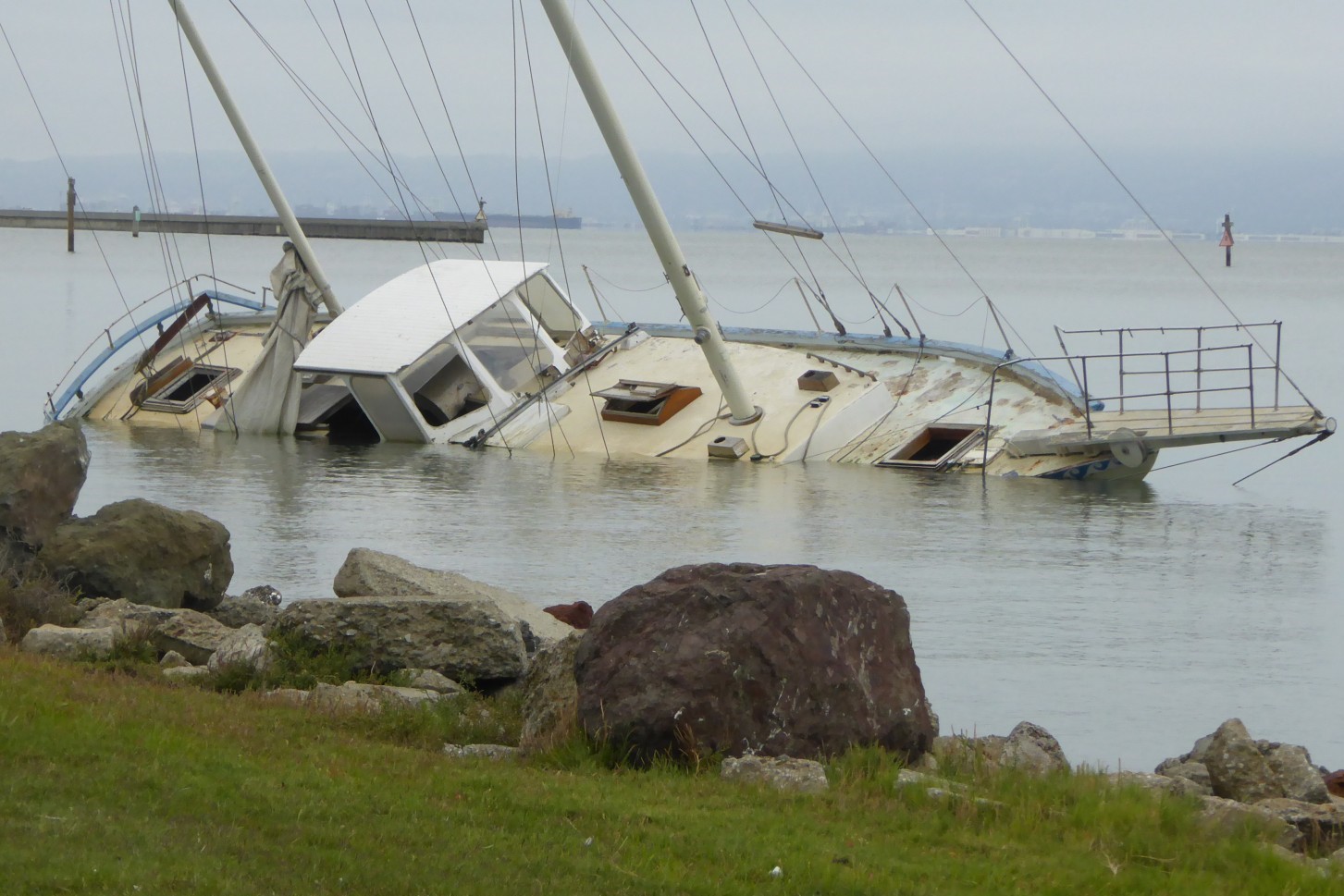 Sinking Sailboat
